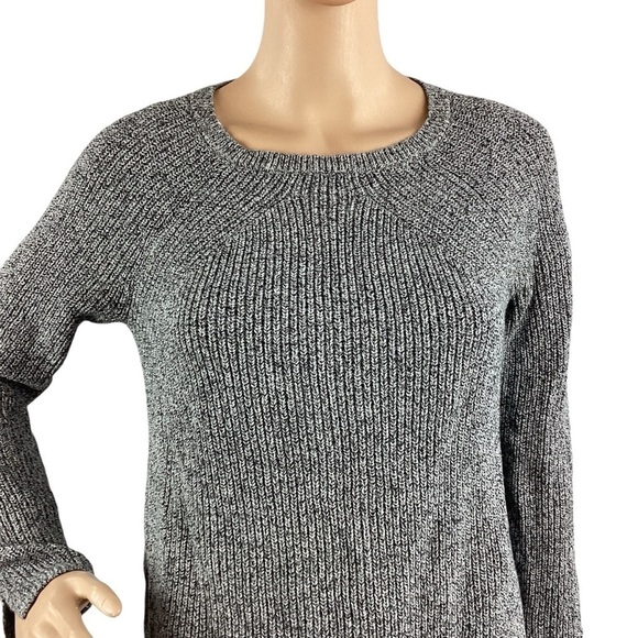 LOFT Slit Sleeve Sweater Size S Gray - Picture 2 of 7
